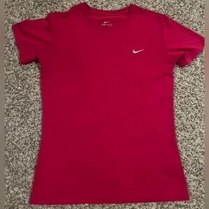 Nike Pink Vintage Embroidered Logo T-Shirt